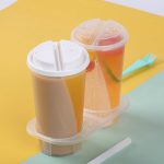 Creative sharing injection plastic cup