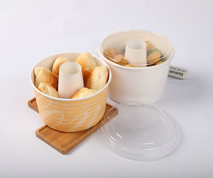 disposable chiffon cake paper bowl