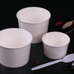 Double PE coated paper bowl