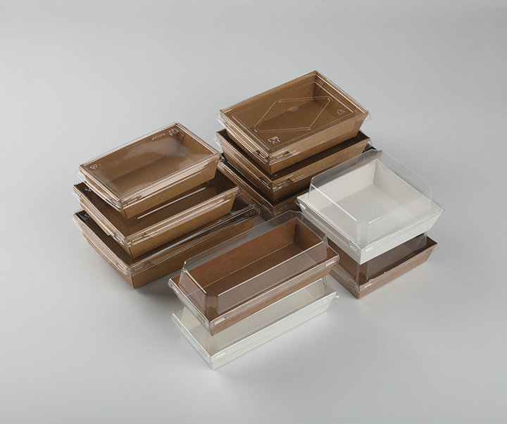 Paper food tray